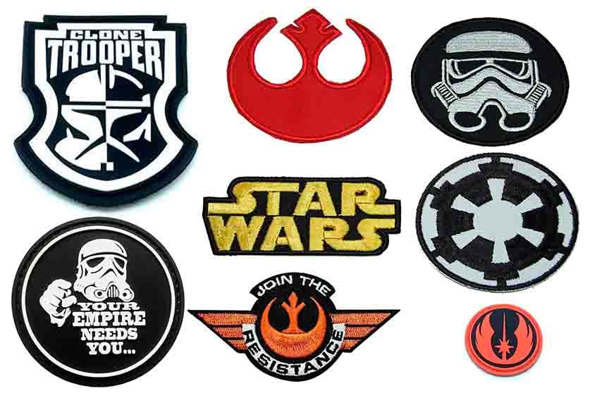 Parche bordado de Star Wars para coser o planchar en la ropa