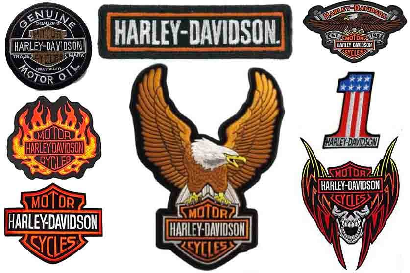 Harley Davidson Parche para Planchar 16/ x 3,5/ cm motorradclub Motocicleta Escudo de /águila Aprox